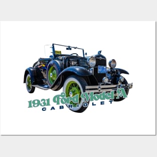 1931 Ford Model A Cabriolet Posters and Art